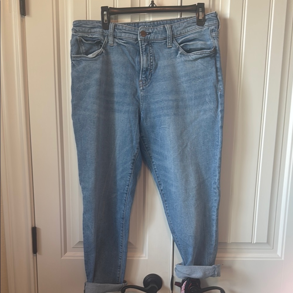 Women's Boyfriend Mid Rise ANA Blue Jeans